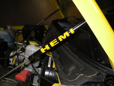 HEMI Style Hood Shocks Decals Dodge, Chrysler, Jeep HEMI Style Hood Shocks Decals Dodge, Chrysler, Jeep